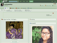 Tablet Screenshot of mythopoetica.deviantart.com