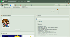 Desktop Screenshot of lucky34.deviantart.com