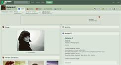 Desktop Screenshot of melanie-e.deviantart.com