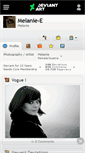 Mobile Screenshot of melanie-e.deviantart.com