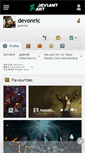 Mobile Screenshot of devonric.deviantart.com