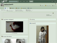 Tablet Screenshot of mailleartisan83.deviantart.com