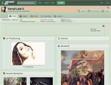 Tablet Screenshot of kawaii-lala13.deviantart.com