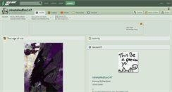 Desktop Screenshot of ninetailedfox247.deviantart.com