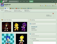 Tablet Screenshot of metalbru01.deviantart.com
