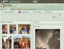 Tablet Screenshot of jinxometer.deviantart.com