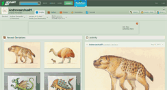 Desktop Screenshot of andrewsarchus89.deviantart.com