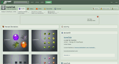 Desktop Screenshot of iconsclub.deviantart.com