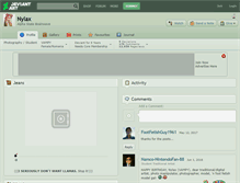 Tablet Screenshot of nylax.deviantart.com