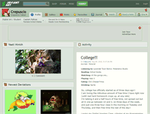 Tablet Screenshot of crepusclo.deviantart.com