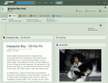 Tablet Screenshot of ghostwriter-kod.deviantart.com