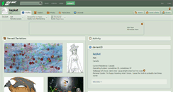 Desktop Screenshot of kaykat.deviantart.com