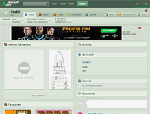 Tablet Screenshot of crobli.deviantart.com
