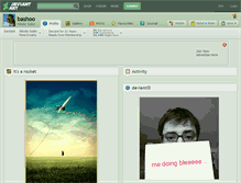 Tablet Screenshot of bashoo.deviantart.com