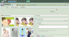 Desktop Screenshot of hbz-kazumu.deviantart.com