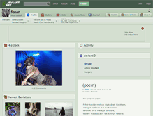 Tablet Screenshot of fenan.deviantart.com