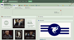 Desktop Screenshot of multifan-01.deviantart.com