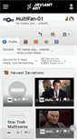 Mobile Screenshot of multifan-01.deviantart.com