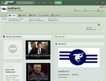 Tablet Screenshot of multifan-01.deviantart.com