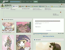 Tablet Screenshot of lavilovi12.deviantart.com