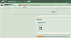 Desktop Screenshot of justinbeiberplz.deviantart.com
