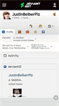 Mobile Screenshot of justinbeiberplz.deviantart.com