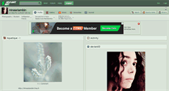 Desktop Screenshot of ninaselambin.deviantart.com