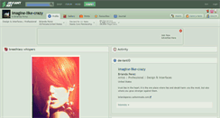 Desktop Screenshot of imagine-like-crazy.deviantart.com