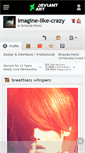 Mobile Screenshot of imagine-like-crazy.deviantart.com