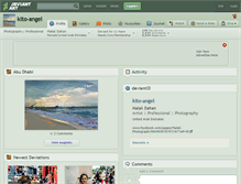 Tablet Screenshot of kito-angel.deviantart.com