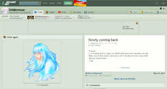 Desktop Screenshot of hiddenmuse.deviantart.com