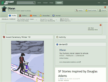 Tablet Screenshot of dfaran.deviantart.com