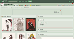 Desktop Screenshot of fullmetal-angel.deviantart.com