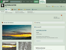 Tablet Screenshot of motorscooter.deviantart.com