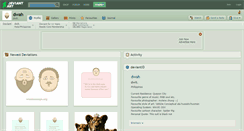 Desktop Screenshot of dwah.deviantart.com