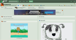 Desktop Screenshot of micahart26.deviantart.com