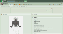 Desktop Screenshot of magnus1.deviantart.com