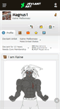 Mobile Screenshot of magnus1.deviantart.com