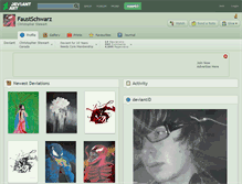 Tablet Screenshot of faustschwarz.deviantart.com
