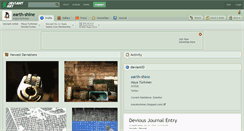 Desktop Screenshot of earth-shine.deviantart.com