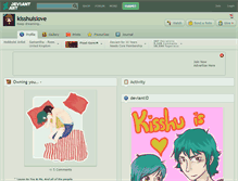 Tablet Screenshot of kisshuislove.deviantart.com