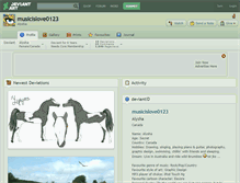 Tablet Screenshot of musicislove0123.deviantart.com