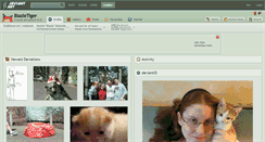 Desktop Screenshot of blazietiger.deviantart.com