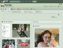 Tablet Screenshot of blazietiger.deviantart.com