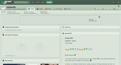 Desktop Screenshot of melia-kiki.deviantart.com