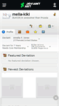 Mobile Screenshot of melia-kiki.deviantart.com