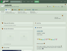 Tablet Screenshot of melia-kiki.deviantart.com