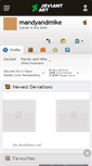 Mobile Screenshot of mandyandmike.deviantart.com