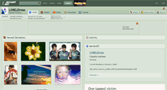 Desktop Screenshot of loreleirose.deviantart.com