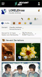 Mobile Screenshot of loreleirose.deviantart.com